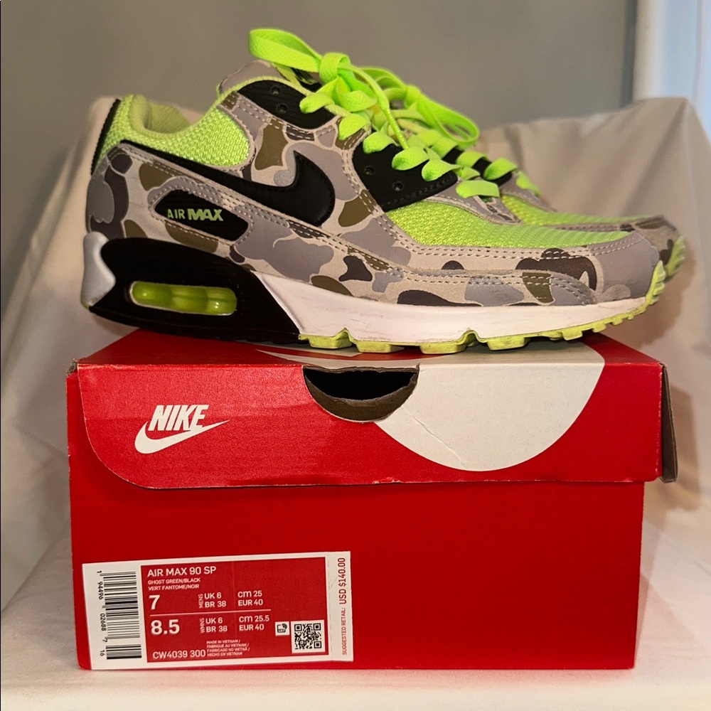 Nike Air Max 90 SP Green Camouflage Sneakers